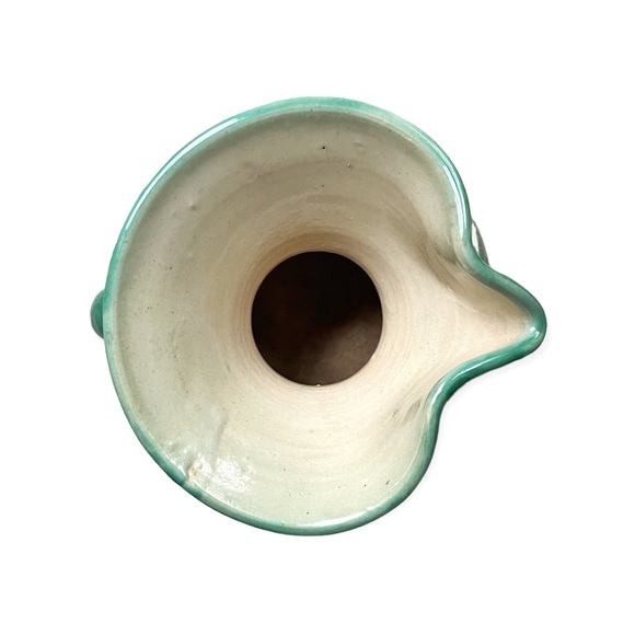 Stunning Puento Arzobispo Fat Bottom Wine Pitcher- Antique Green, Made in Spain - Picture 8 of 9